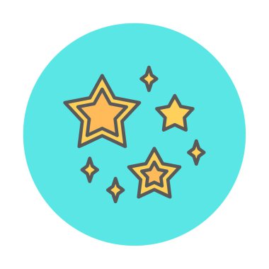 yıldızların vektör illüstrasyonu