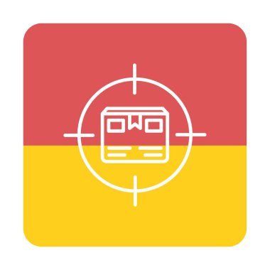 Paket İzleme Ağı simgesi, vektör illüstrasyonu. Sıralama izleme sembolü, logo illüstrasyonu