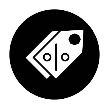 Etiket. Web simgesi basit illüstrasyon                