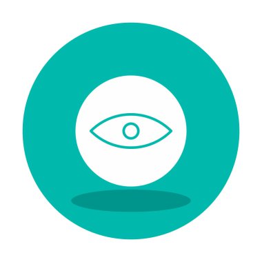 Göz simgesi, vektör illüstrasyon tasarımı 