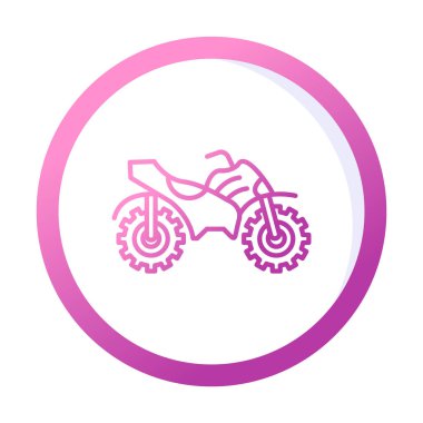 Dörtlü bisiklet simgesi, vektör çizimi kullan 