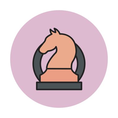 iş stratejisi simgesi, vektör illüstrasyonu basit tasarım