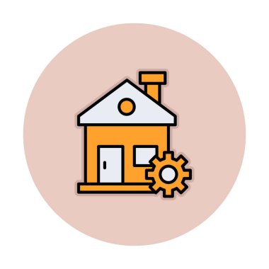 Ev onarım simge vektör çizim