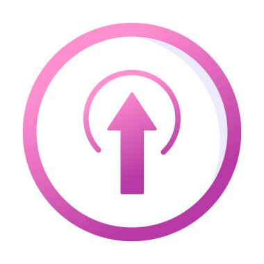 Simge işareti vektör çizim upload