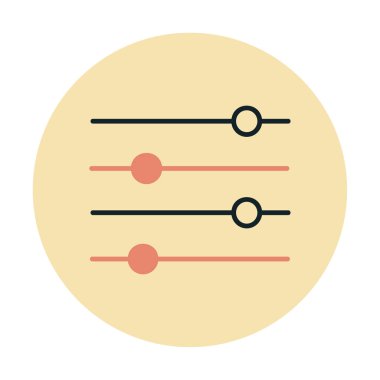 Ayar web simge vektör çizim