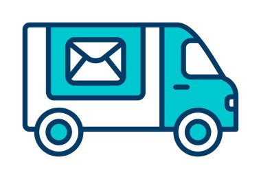 Postal Delivery vektör illüstrasyonuName