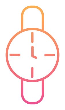 Saat, zamanlayıcı simgesi vektör çizimi 