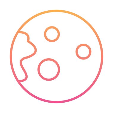 Gezegenler simgesi, vektör illüstrasyonu