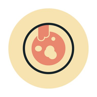 Kirli tabak simgesinin vektör çizimi