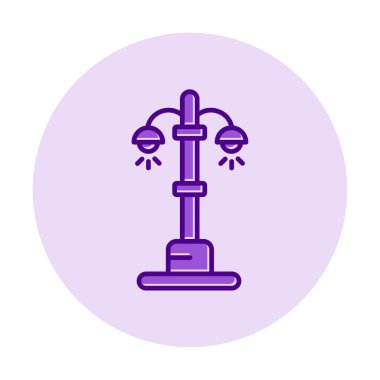 Sokak Işığı renk çizgisi simgesi    