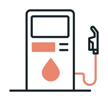 Yakıt İstasyonu simgesi taslak biçimi