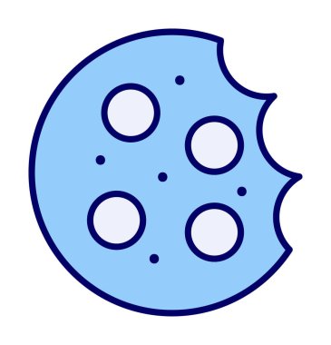 tatlı kurabiye izole vektör illüstrasyonu