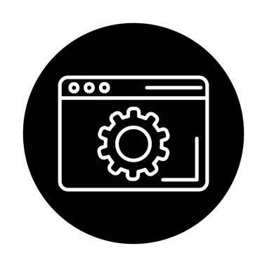 Tarayıcı Simge vektör çizimi ayarlanıyor