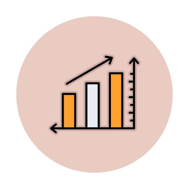 Grafik. Web simgesi basit illüstrasyon 