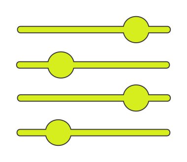 Ayar web simge vektör çizim