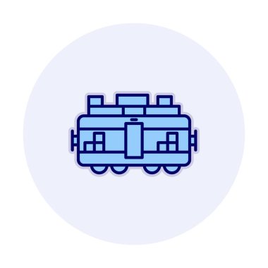 Tren kargosunun vektör çizimi