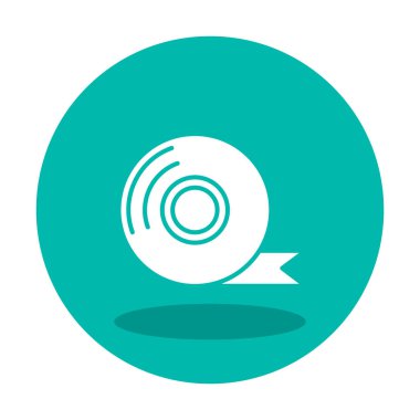 Yapışkan bant vektör düz simge tasarımı 