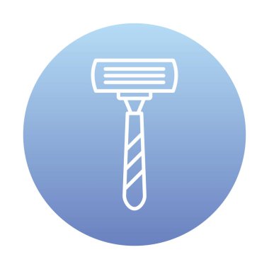 Jilet. Web simgesi basit illüstrasyon