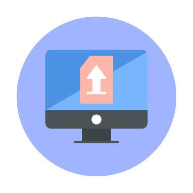 Simgeyi trendy düz tarzda yükle