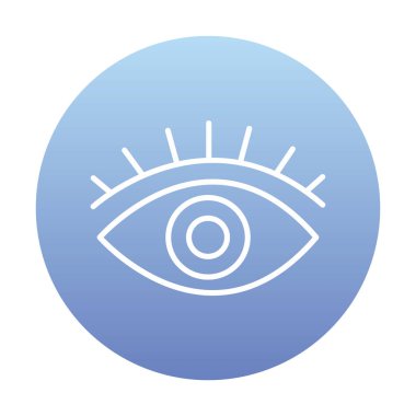 Göz simgesi, vektör illüstrasyon tasarımı 