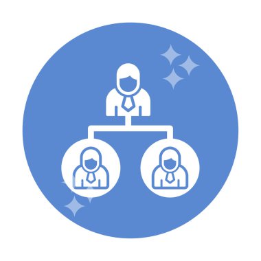 Beyaz arkaplanda Takım Yönetimi vektör çizimi