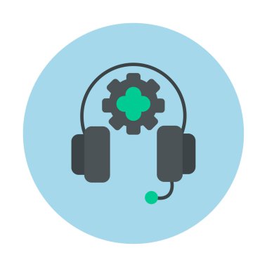 ikon vektör illüstrasyonunu destekle