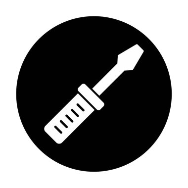 tornavida ikonu vektör çizimi