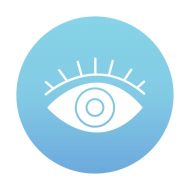 Göz simgesi, vektör illüstrasyon tasarımı 