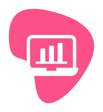 Stocks Analitik Modern Simgesinin vektör çizimi                   