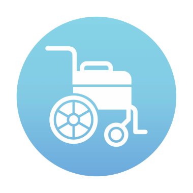 Tekerlek Sandalyesi vektör illüstrasyonu