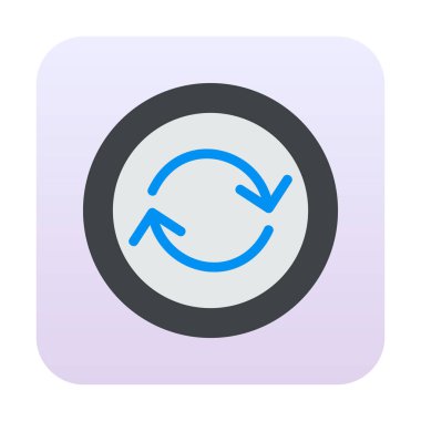 Modern simgenin vektör illüstrasyonu              