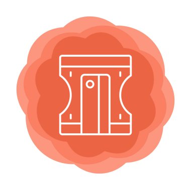 Kalem kalemtıraş simge vektör çizim