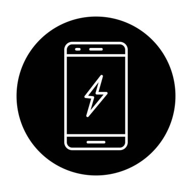 Mobil simge vektör illüstrasyonunu şarj et