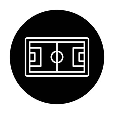 Basit grafiksel futbol sahası çizimi