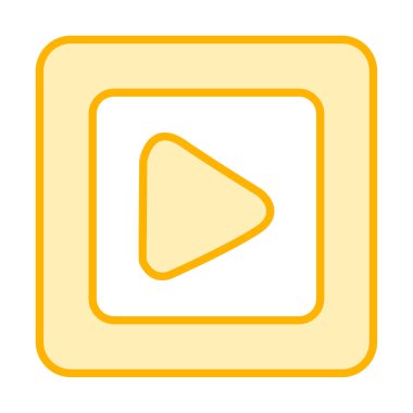 Oynatma düğmesi vektör çizimi