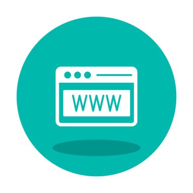Web tarayıcı simgesi, vektör çizim