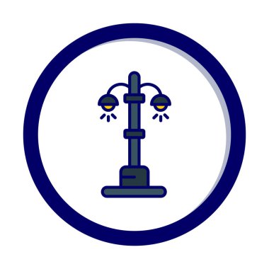 Sokak Işığı renk çizgisi simgesi    