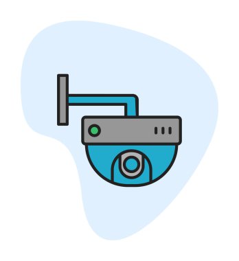 Gözetleme. Web simgesi basit illüstrasyon