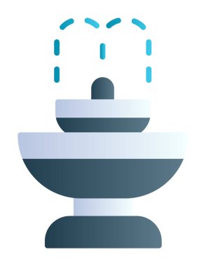 fıskiye ikonu vektör illüstrasyonu