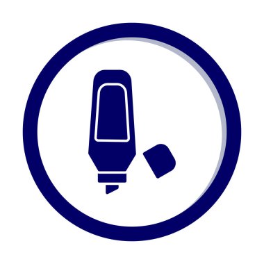 Vurgulama simgesi web basit illüstrasyon