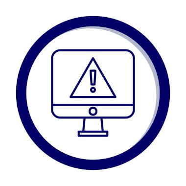 ünlem işareti, uyarı simgesi vektör illüstrasyonu