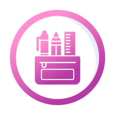 Kalem Durumu simgesi, vektör illüstrasyonu  