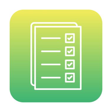 Kontrol listesi vektör illüstrasyonu