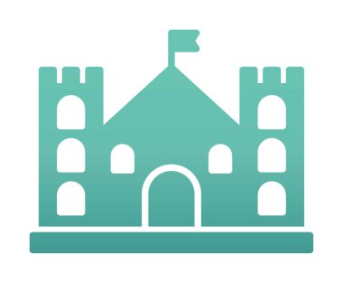 Kale simgesi. Vektör çizim