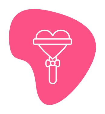 Beyaz arkaplanda lolipop vektör çizimi