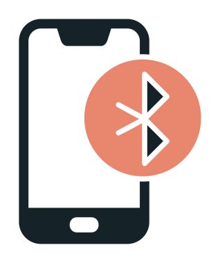 Bluetooth simgesi vektör çizim