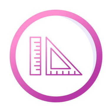 ölçekli düz simge, vektör illüstrasyonu 