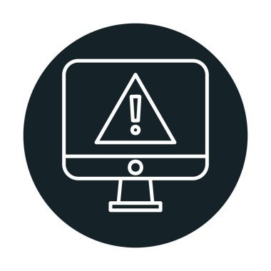 ünlem işareti, uyarı simgesi vektör illüstrasyonu