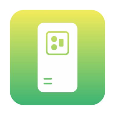 Mobil Arka Kamera simgesi, vektör illüstrasyon tasarımı