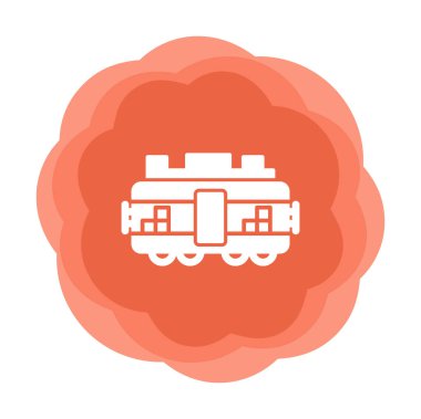 Tren kargosunun vektör çizimi